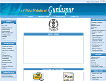 Tablet Screenshot of gurdaspur.nic.in